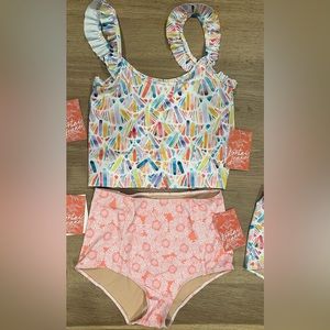 Kortni Jeane Tankini mix-n-match bathing suit set